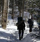 Hiking up 19 Mile Brook