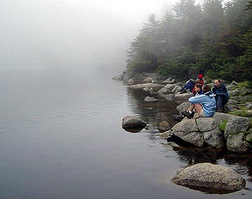 Gray day at Kinsman Pond