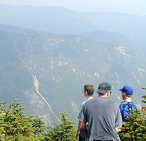 View into Notch from Willey