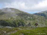 Heidi nearing the top of Clay