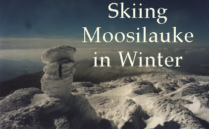 Skiing Moosilauke in winter